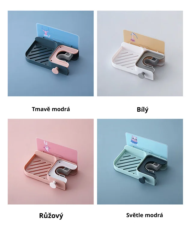 Univerzální držák na úklidové potřeby