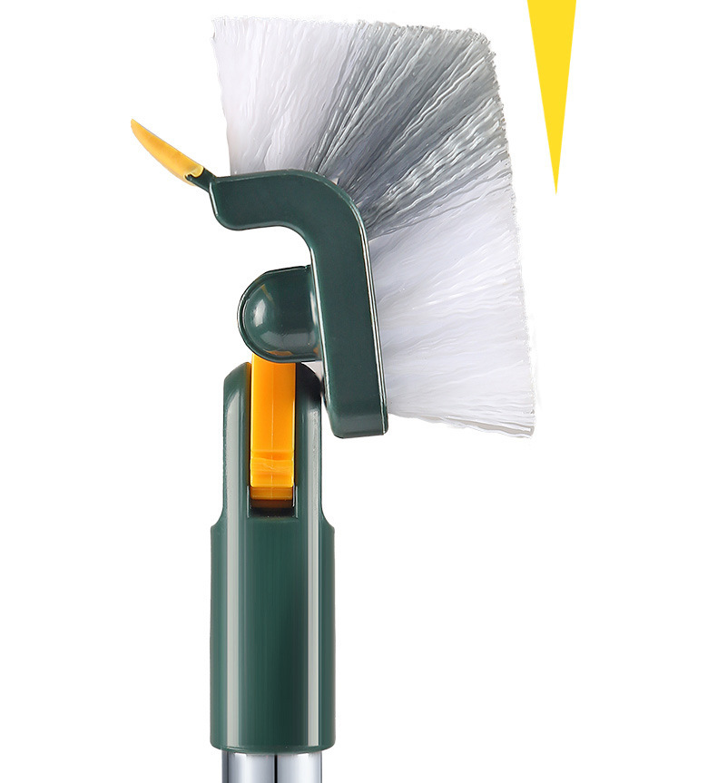 ロングハンドル浴室ブラシの持ち手部分の詳細