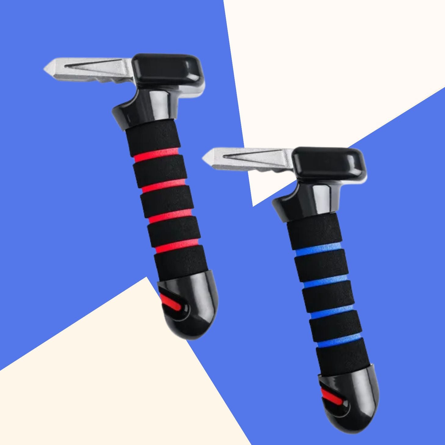 다용도 안전망치 탈출 도어핸들 손전등 자동차 안전망치 창문파쇄기 안전망치