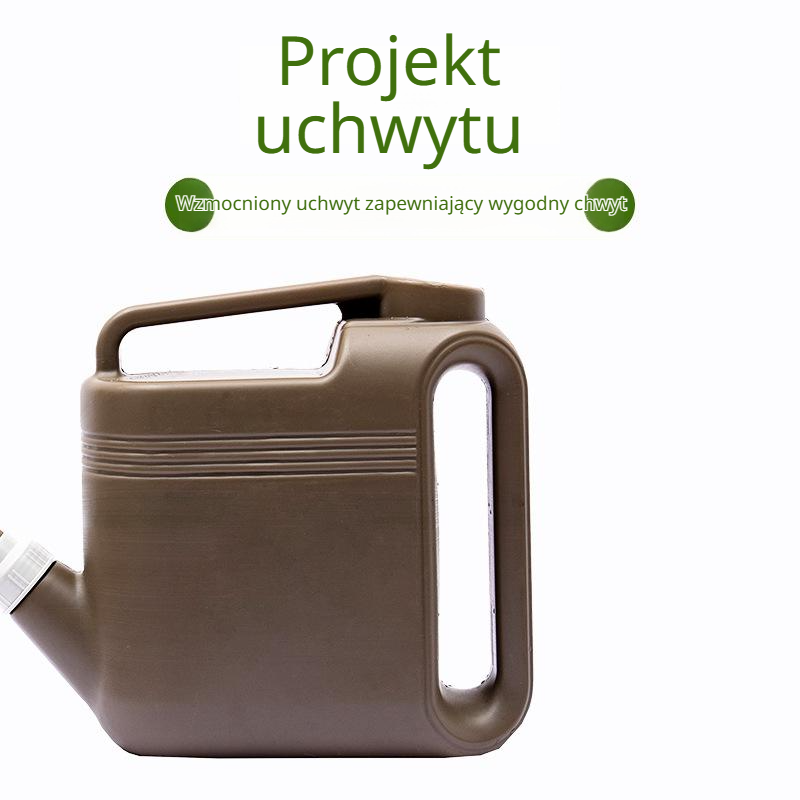  Duża konewka ogrodowa 5L do podlewania roślin z długim dzióbkiem