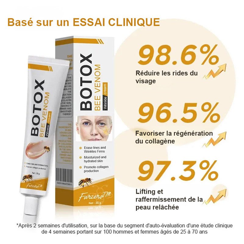 Crème de soin pour le visage au venin d'abeille