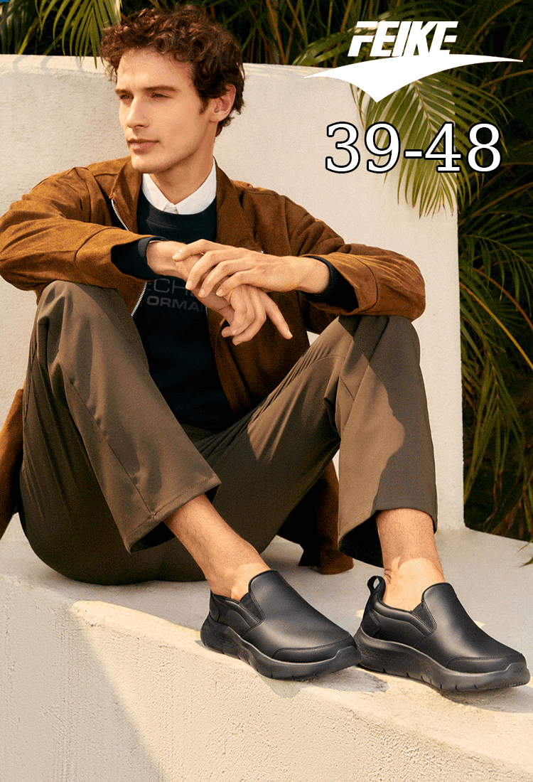 【يباع 100000 زوج】 حذاء رجالي كبير الحجم مقاوم للانزلاق والماء والزيت