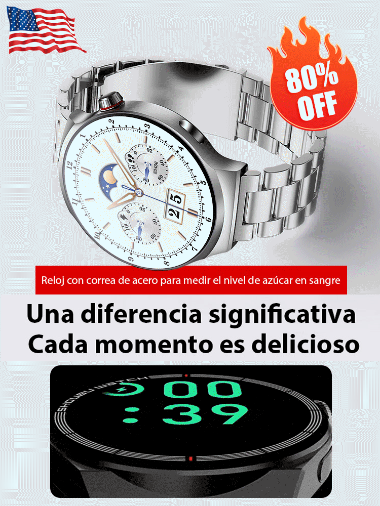 Correa de acero Watch4 Pro glucose watch