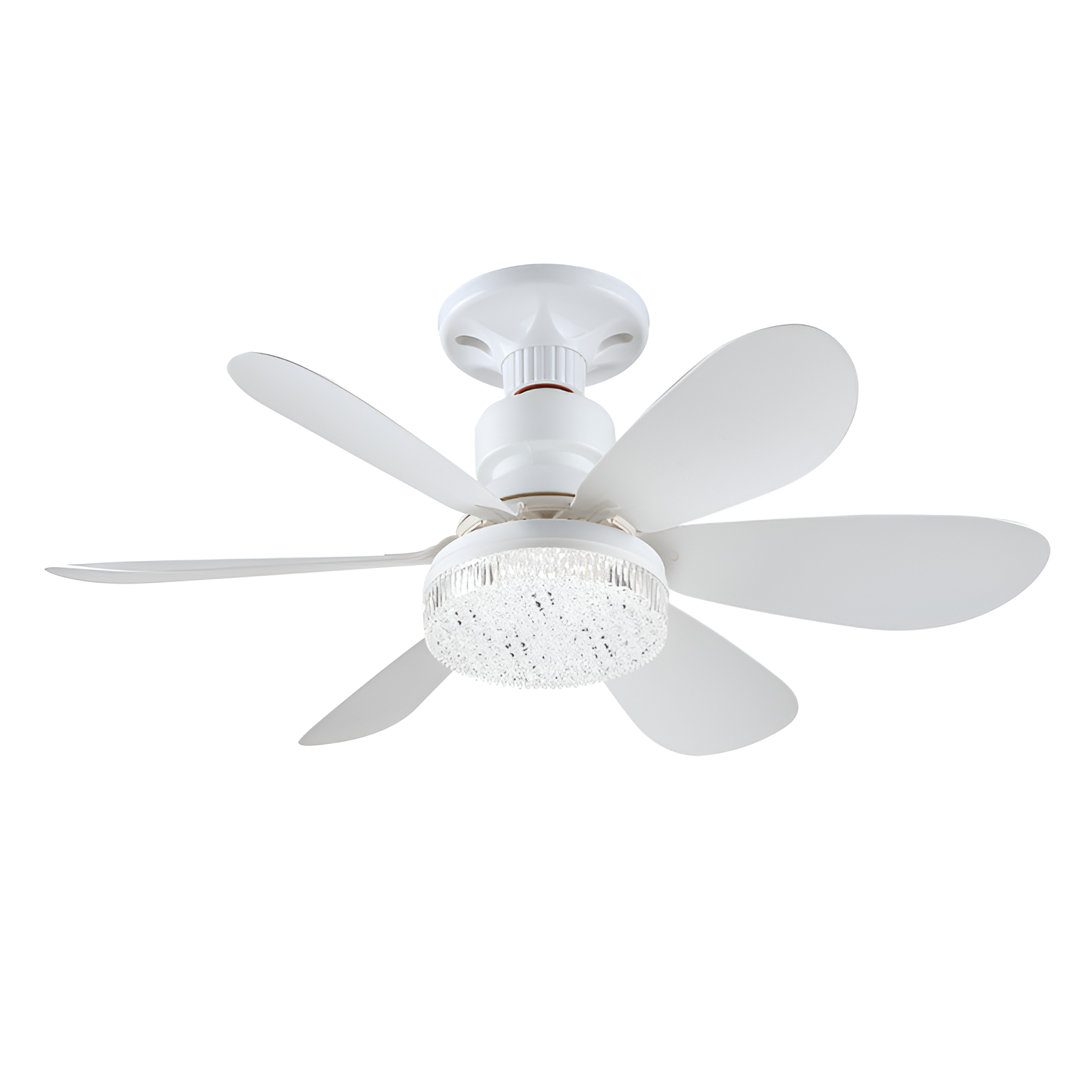 New screw fan light living room restaurant minimalist home ceiling chandelier integrated ceiling fan