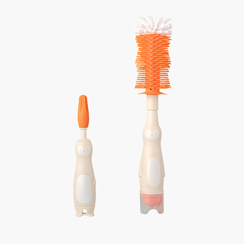 Multi functional silicone nylon brush