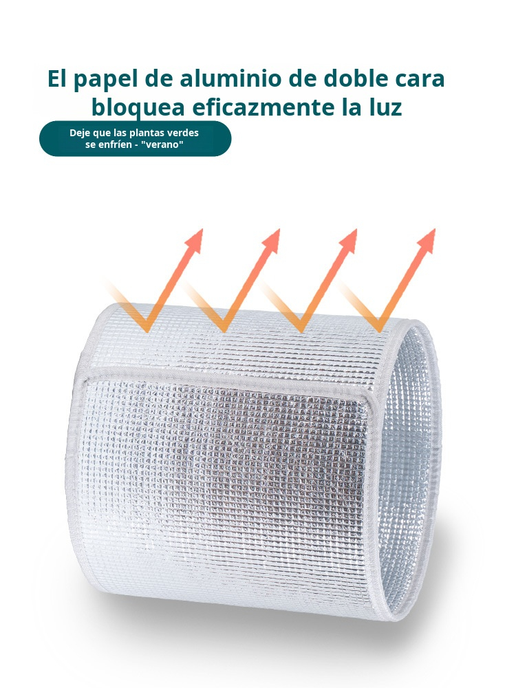 Aislamiento térmico para macetas fácil de instalar