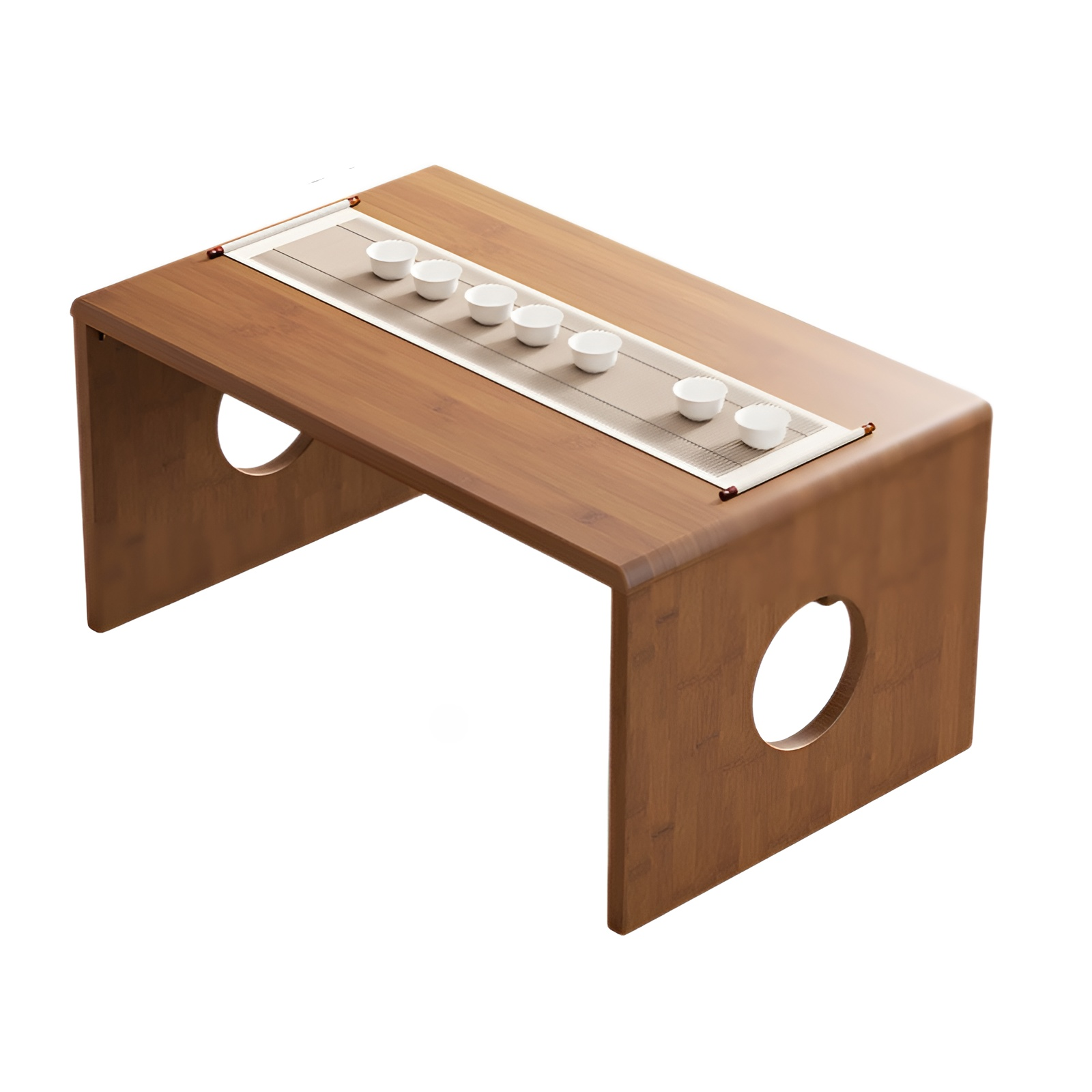 원목 접이식 낮은 테이블