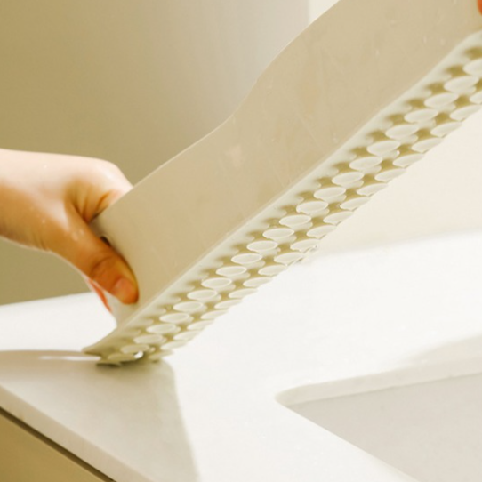 硬派擋水矽膠水槽邊緣擋水板