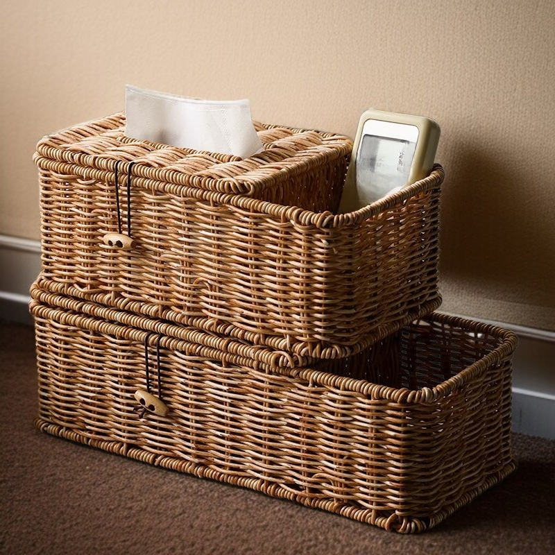 Non-straw Tissue Box for Living Room Coffee Table