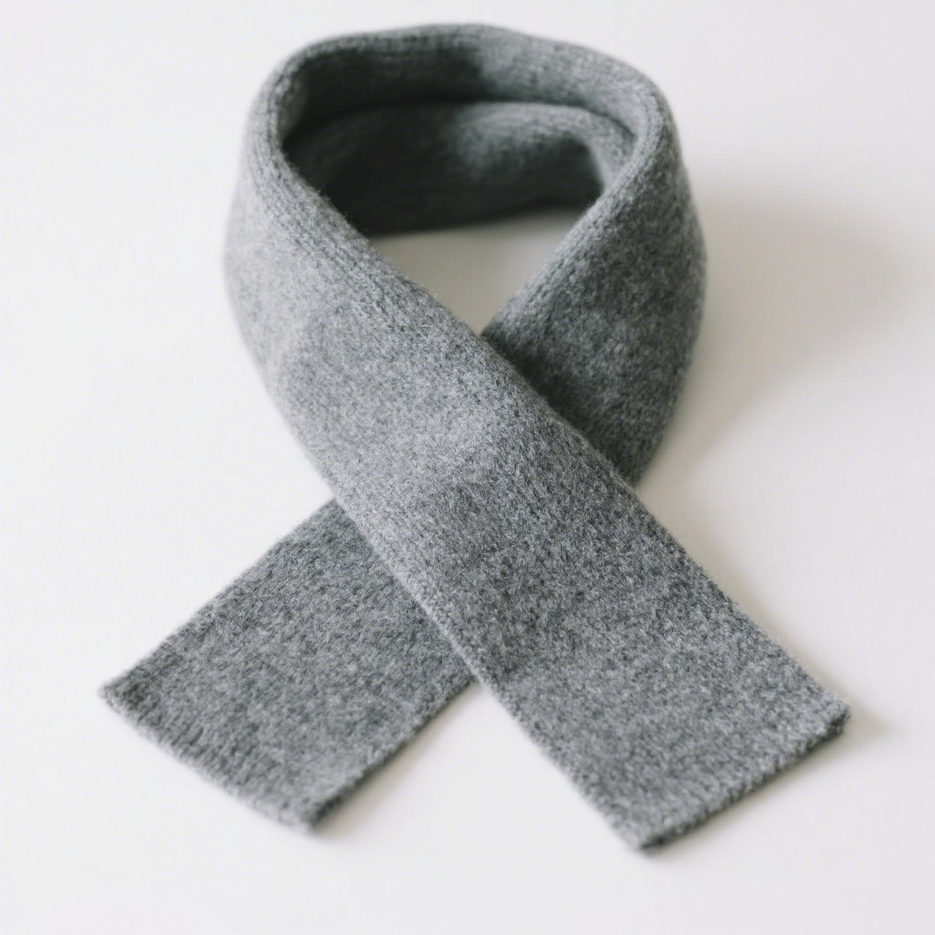 Luxusní šedá šála pro dva (sada 2 kusů)