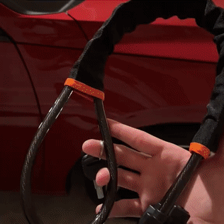 【Keine Angst mehr vor Autodiebstahl】Stahlseil-Auto-Diebstahlsicherung