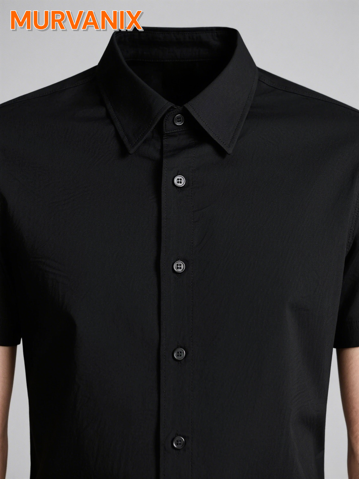 Herren Hochdehnbar Eisseide Hemd