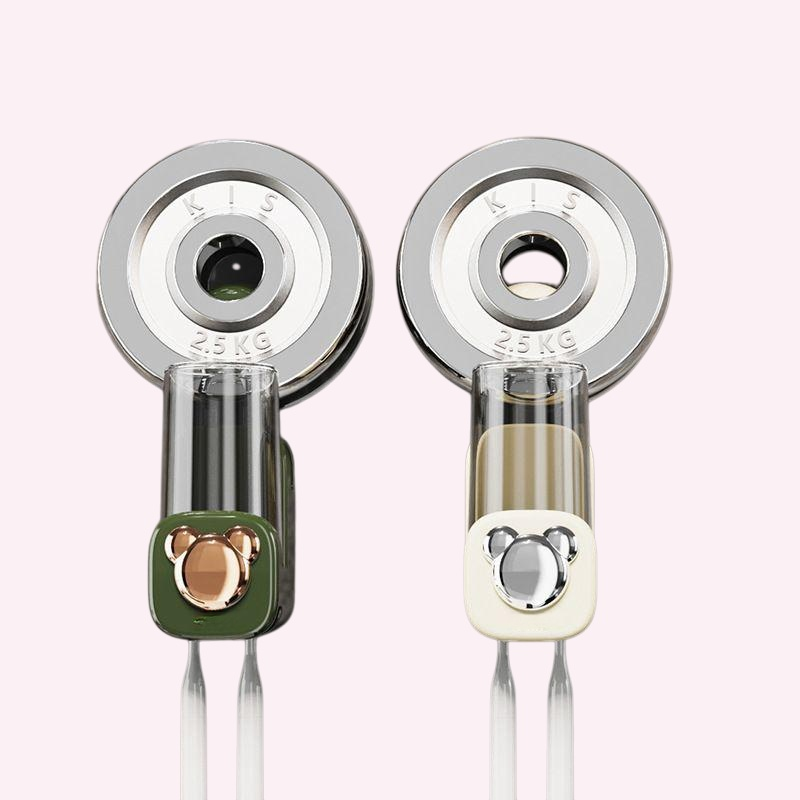 おしゃれで便利な歯ブラシパンチ収納セット