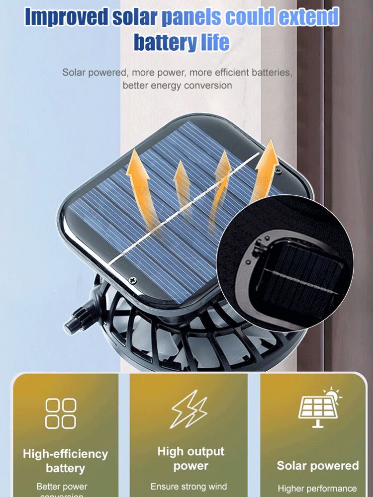 Solar-powered electric fan sun hat