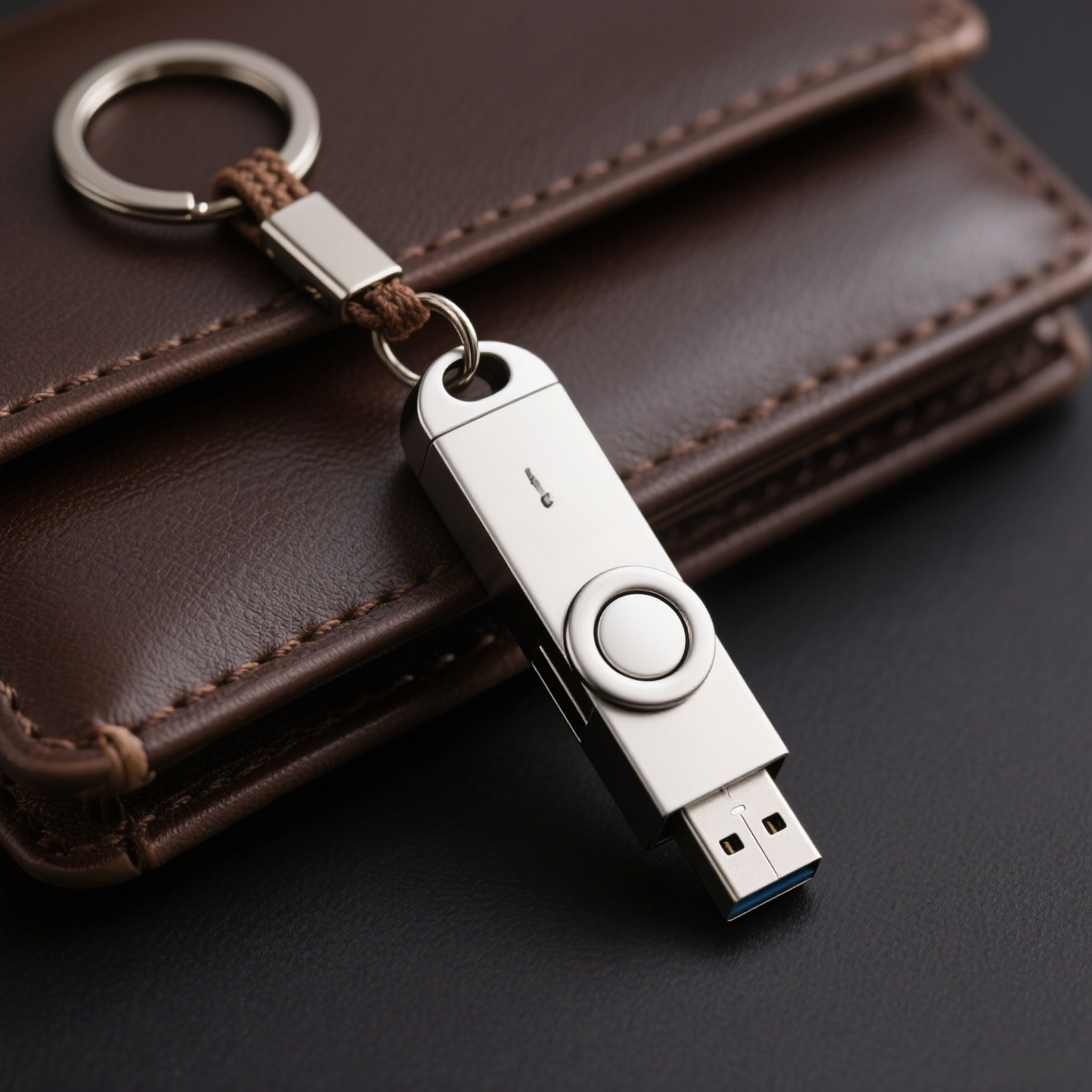 Dwufunkcyjny trzy w jednym szybki pendrive o dużej pojemności.