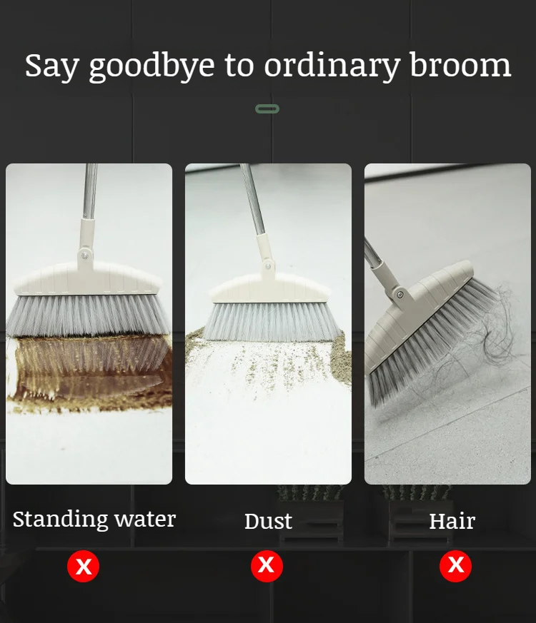 Silicone floor scraper efficiently removes water and dirt