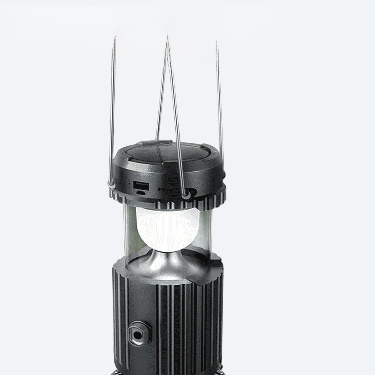 Solar Powered Electric Fan Camping Light