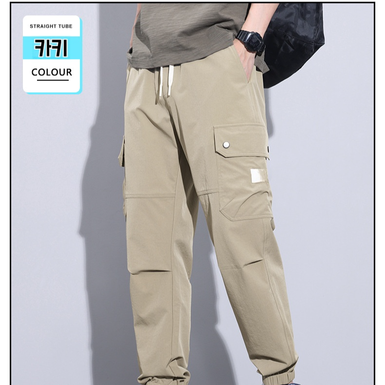 멀티 포켓 아메리칸 스타일 카고 팬츠 디테일