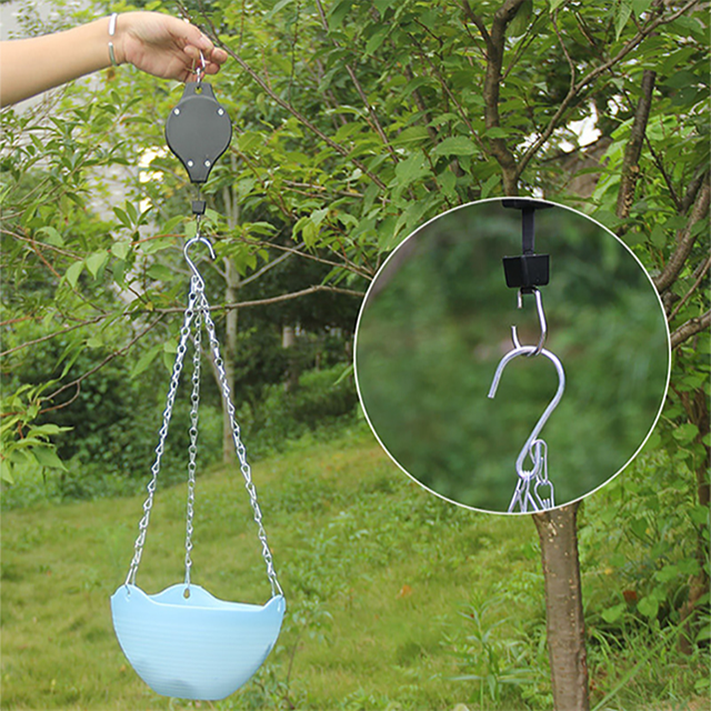 Cârlig de ridicare retractabil Cârlig pentru ghiveci