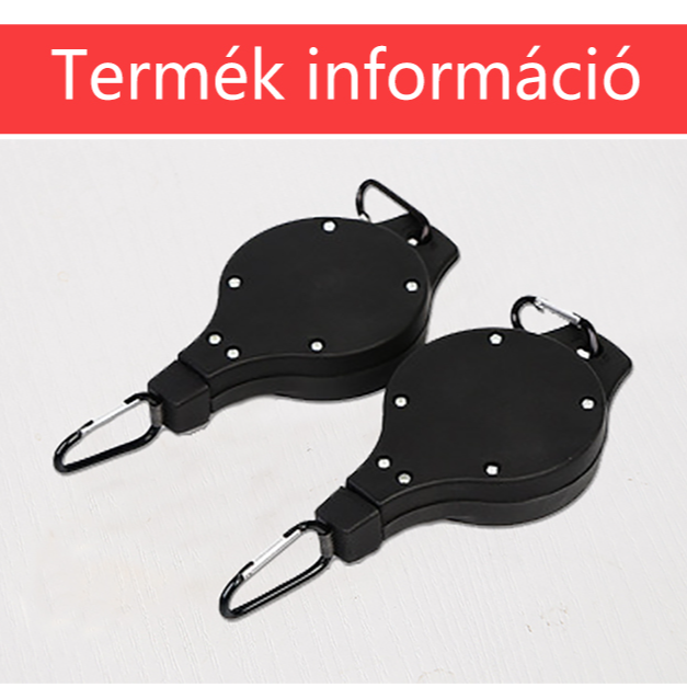 Behúzható emelőhorog virágcserép horog