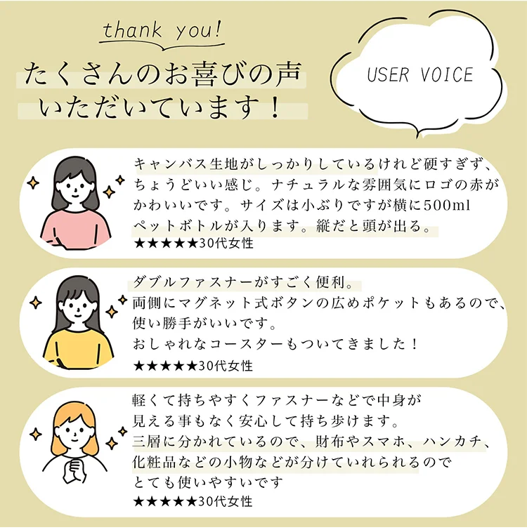 人気の高評価リュックサック詳細
