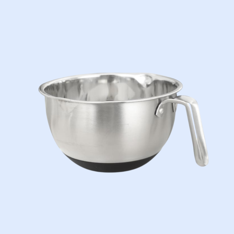 스테인리스 스틸 손잡이 실리콘 바닥 믹싱볼