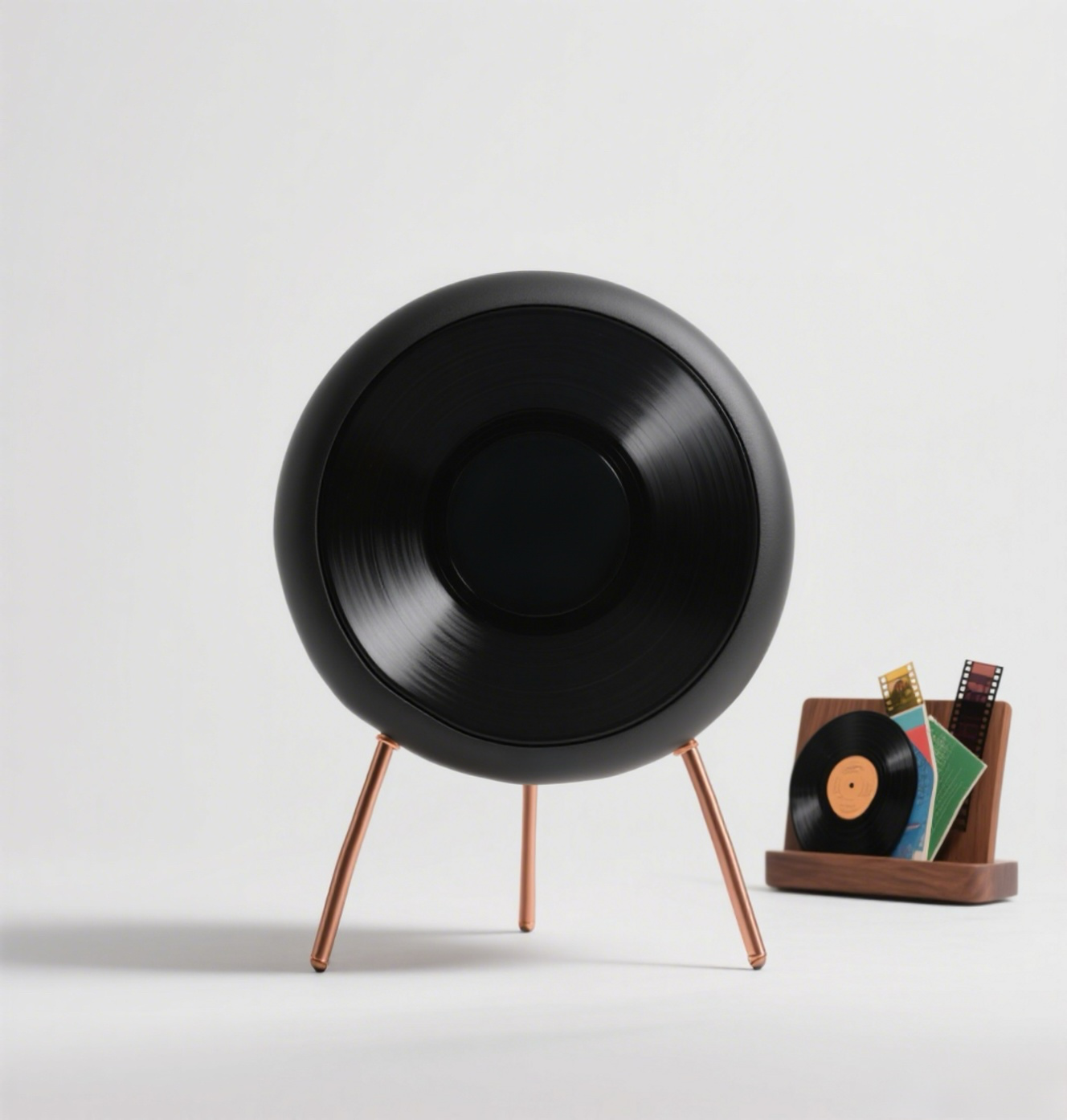 Stylový vintage přehrávač vinylových desek