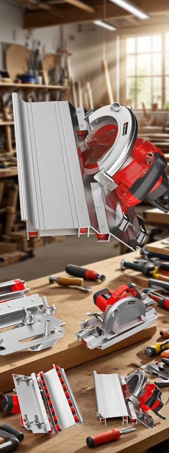 Professional tiling equipment for perfect 45 degree angles