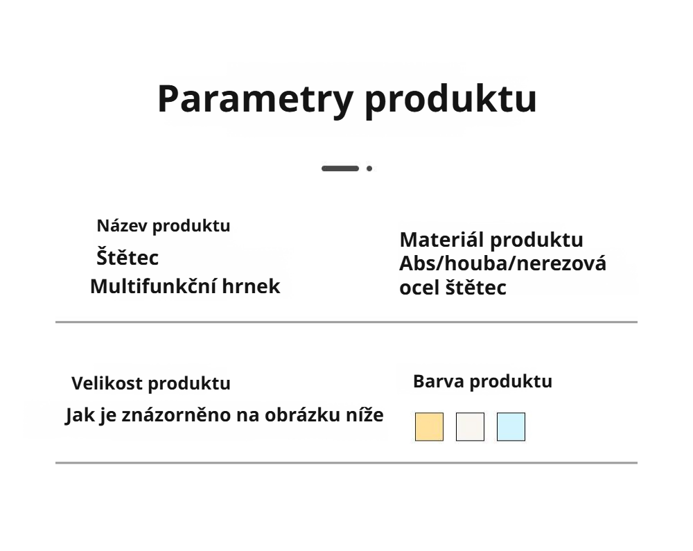 Kartáč na čištění pohárů 4v1 v akci