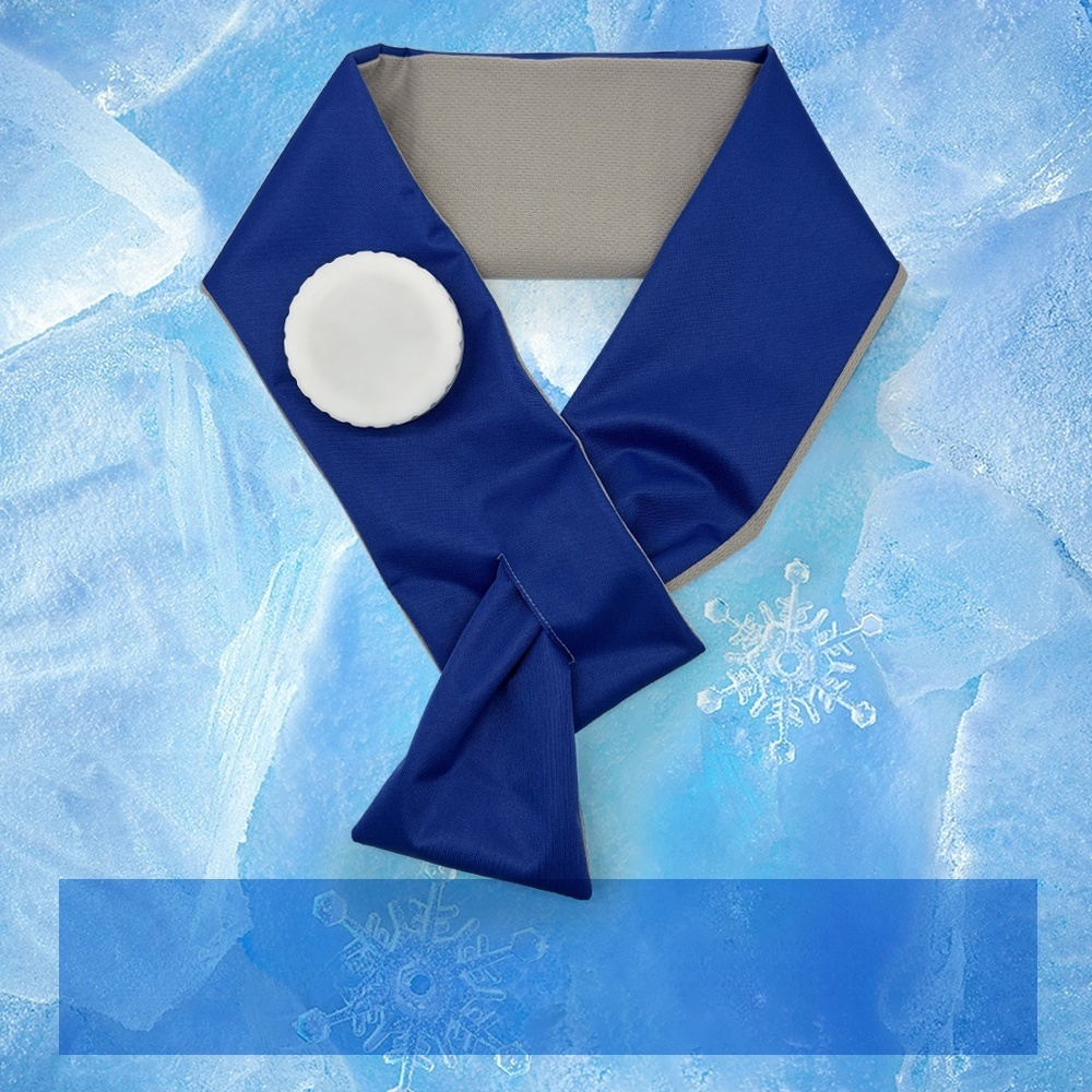 氷嚢 首に巻ける ネッククーラー 首 冷却 ネック 熱中症対策 洗える 首用クールバンド クール アイシング 巻けるフィット 氷のう 冷感 暑さ対策 夏