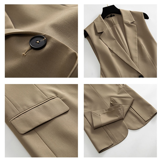【超百搭】時尚簡約氣質西裝馬甲