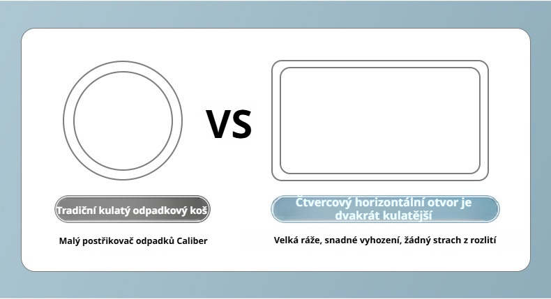 Praktický papírový koš do kuchyně