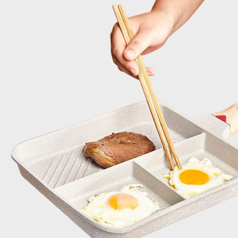 의료용 스톤 3종 아침 식사용 냄비와 오믈렛 냄비