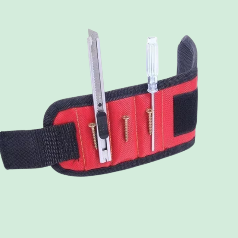 磁気リストバンド付きの裏打ち付き金属工具