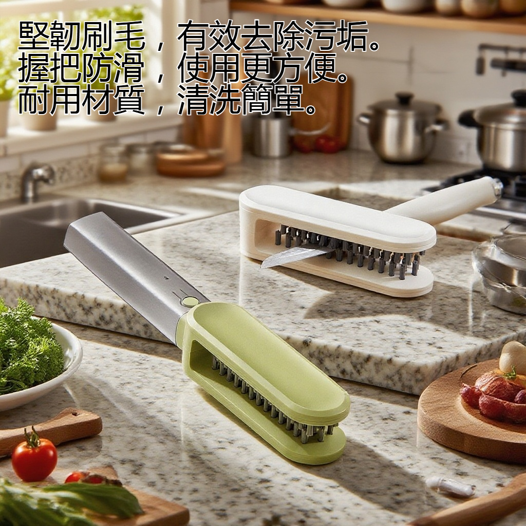 雙頭刀具清潔刷