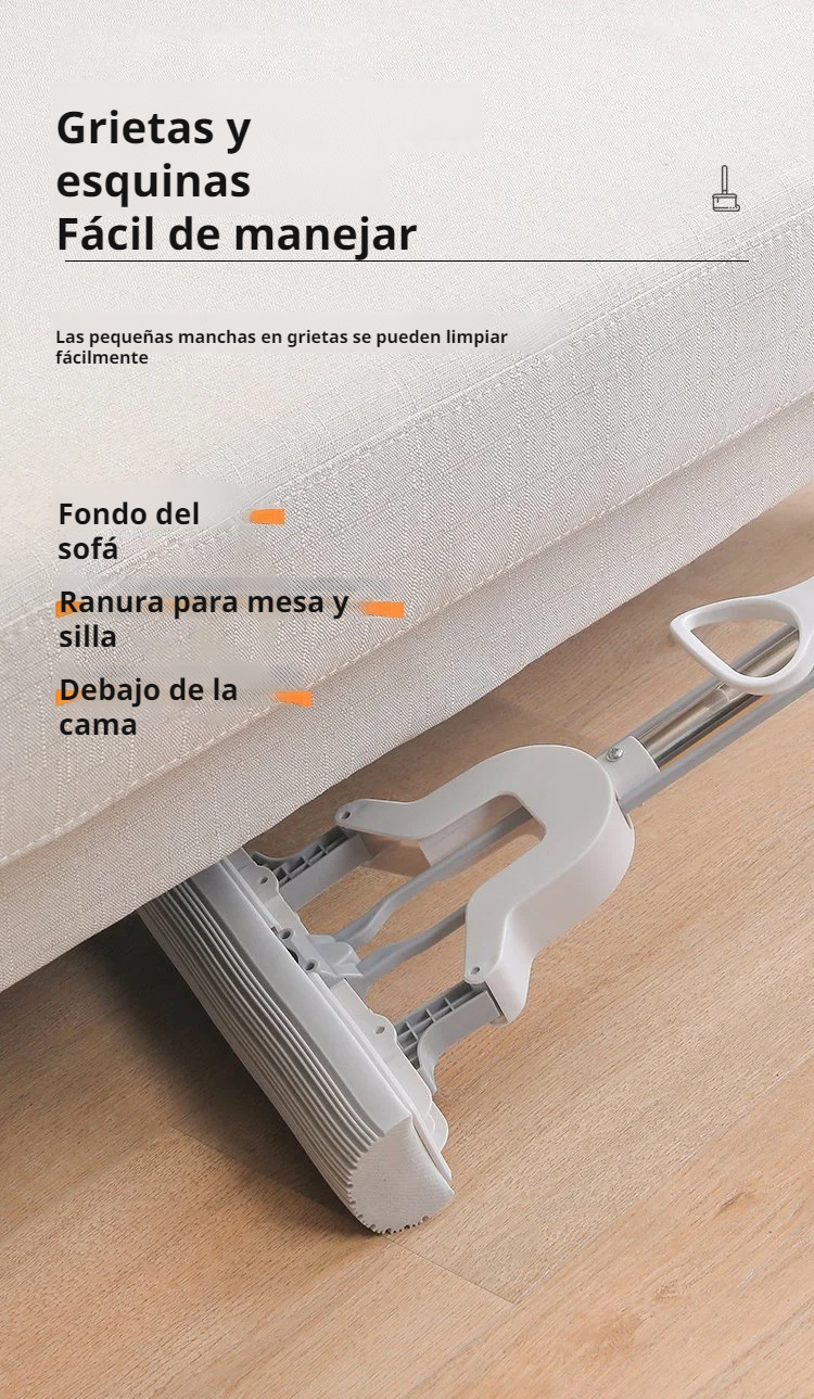 Fregona de doble cabezal para mayor eficiencia de limpieza