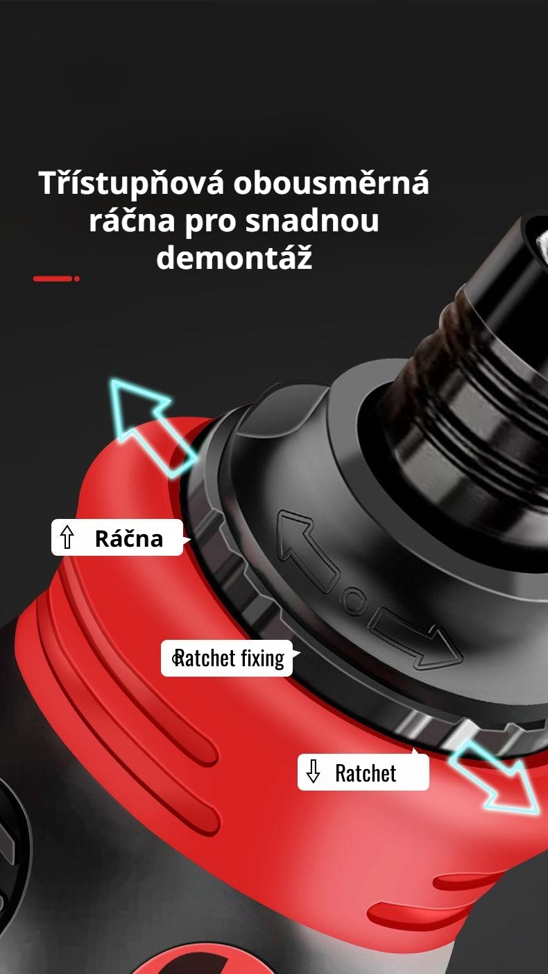 Šroubovák s magnetickou hlavicí pro snadnou práci