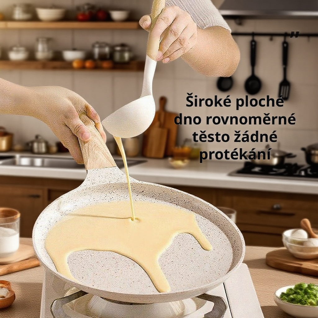 Speciální pánev z lékařského kamene na tisícivrstvé palačinky