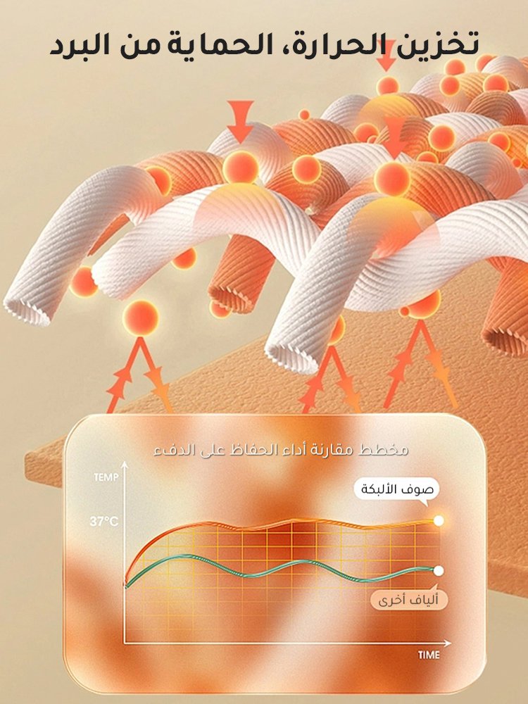 معطف صوف بنمط كاب ذو ياقة مرفوعة وحزام خصر بلون نقي