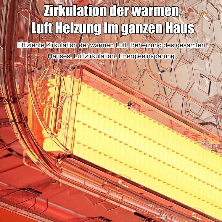 【1 kWh für 3 Tage】Energiesparender Schnellheizflammen-Heizer