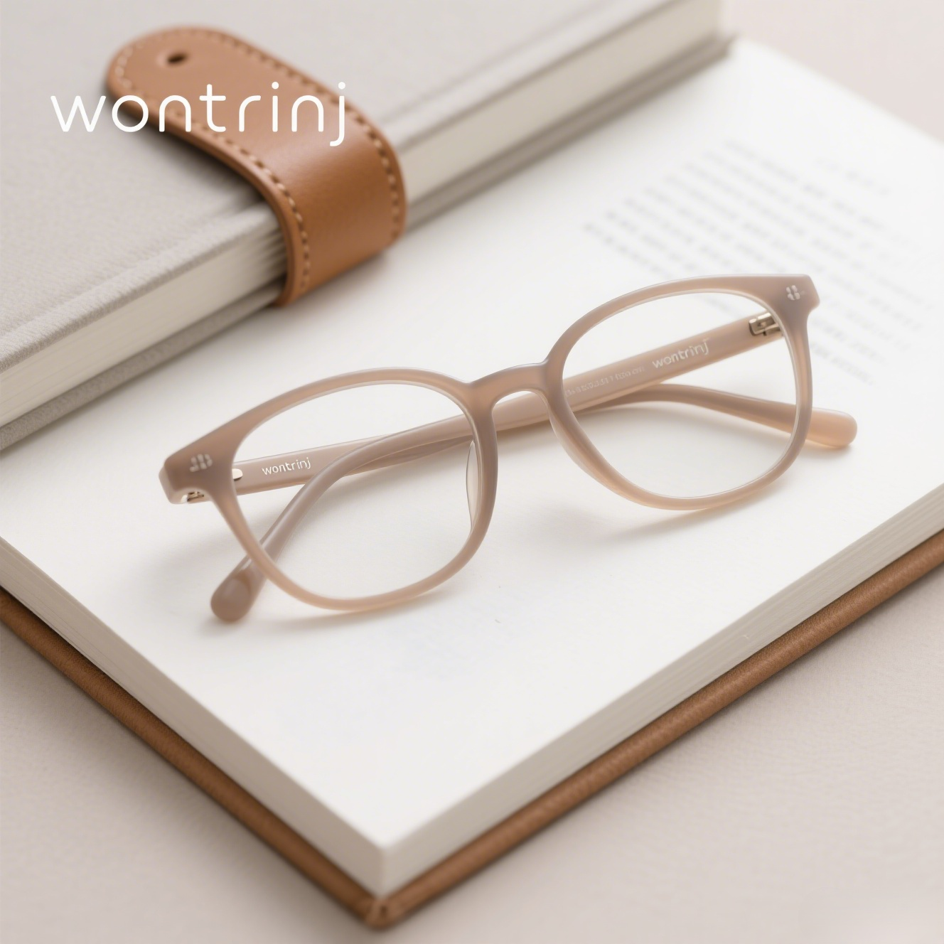 แว่นไร้กรอบติดเพชร กันแสงสีฟ้า แฟชั่่น