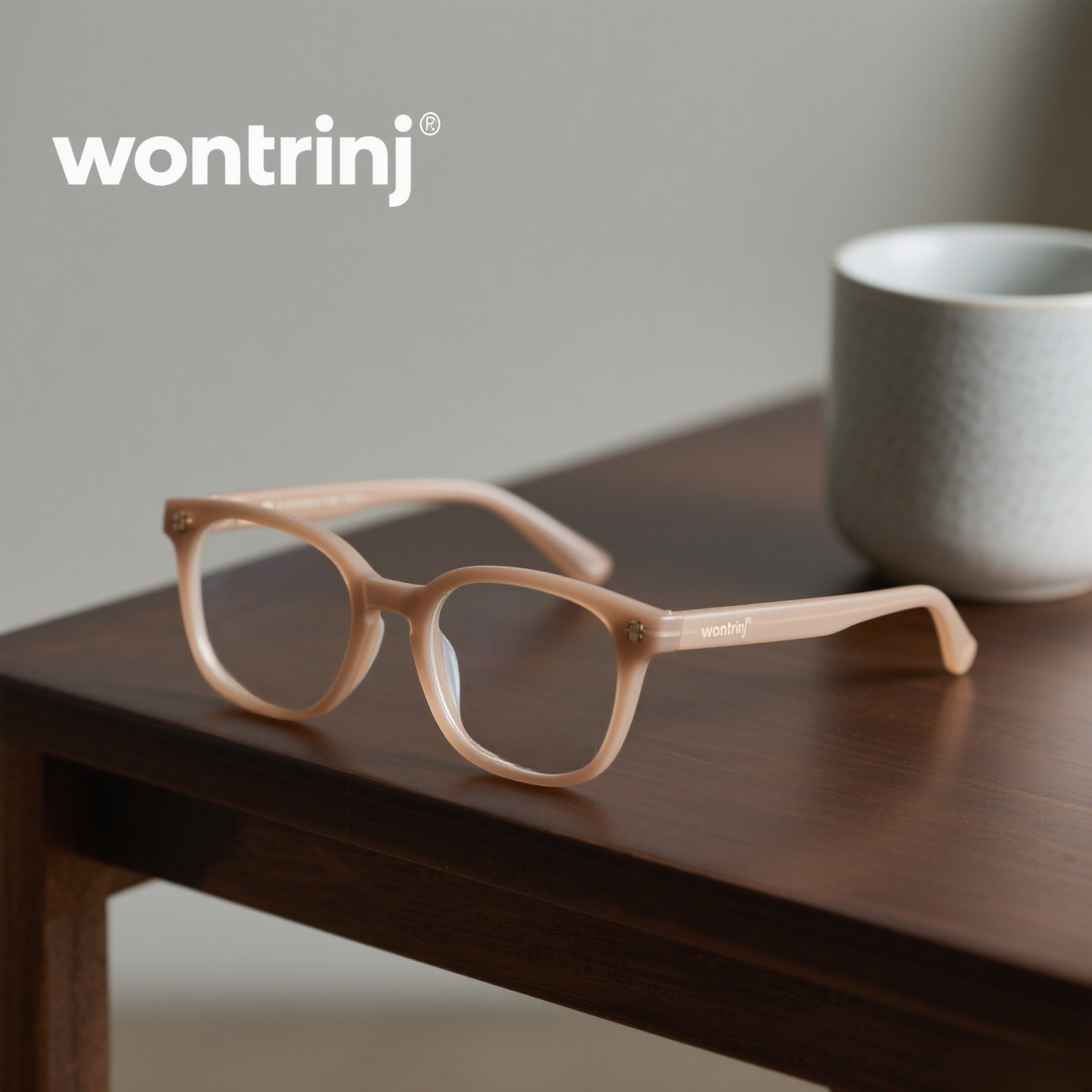 แว่นไร้กรอบติดเพชร กันแสงสีฟ้า แฟชั่่น