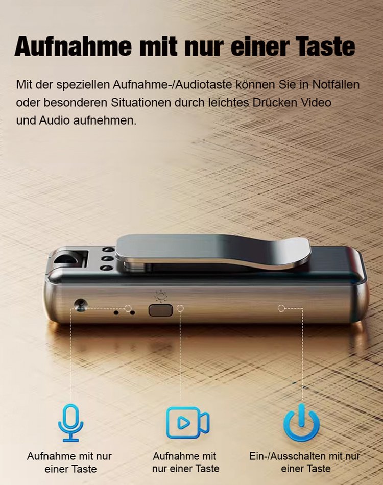 Mini-Infrarot-Nachtsichtkamera mit extrem langer Standby-Zeit