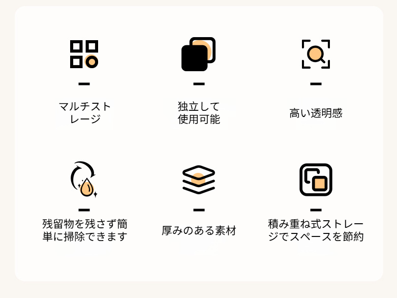 多機能回転収納ボックスにフルーツが盛り付けられている写真