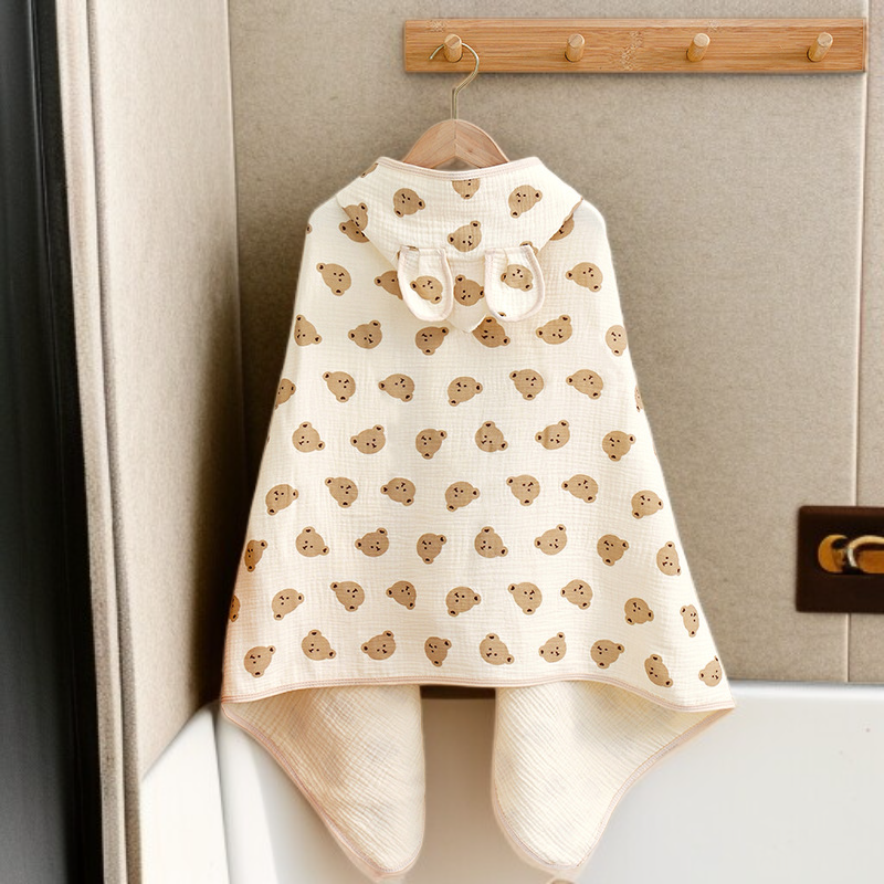 Cozy Hooded Towel for Toddlers After Bath