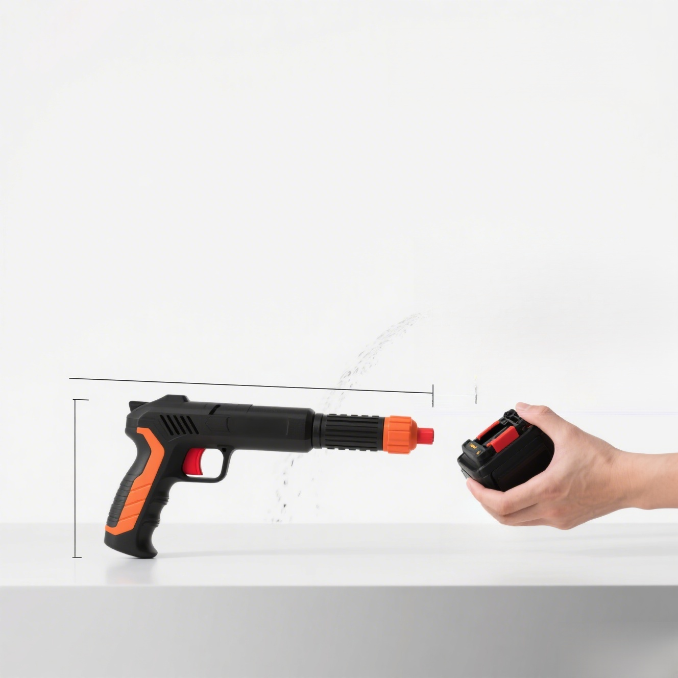 JC vysokotlaká super výkonná mycí pistole na auto