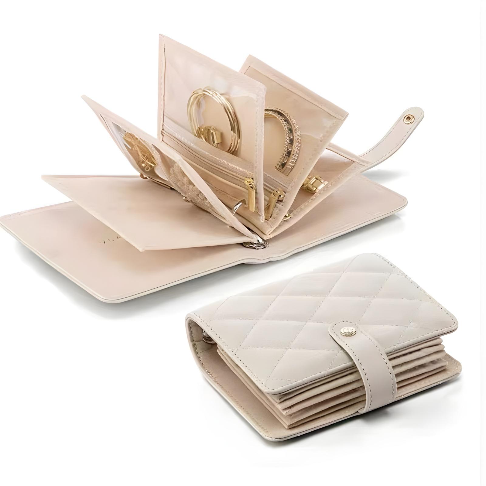 宝石用内側ページ付きのジッパーバッグ詳細