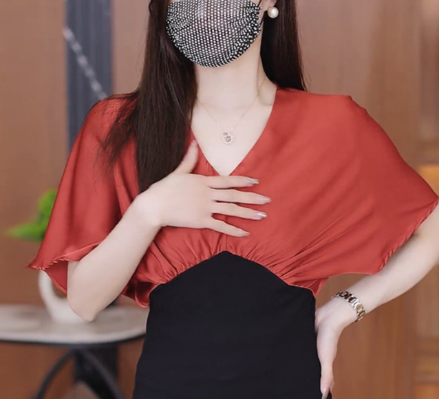 체형커버에 좋은 가오리핏 티셔츠