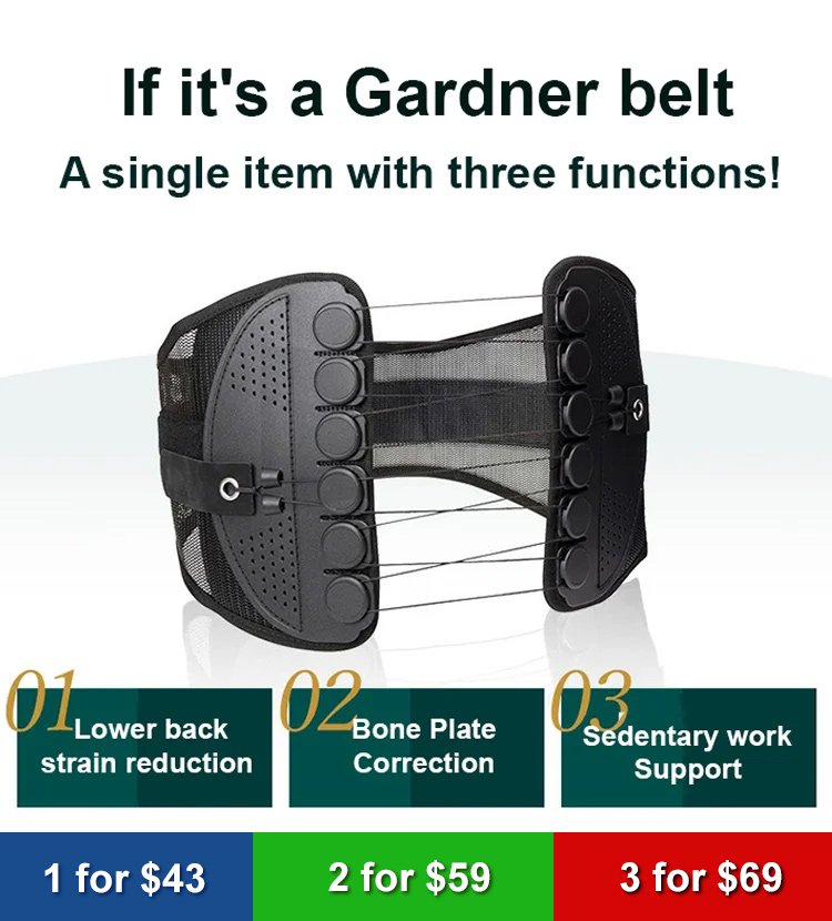 【Yao-Raku Belt】Lumbar Support Corrector