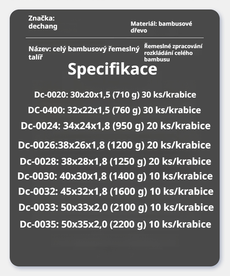 Oboustranná masivní krájecí deska do kuchyně